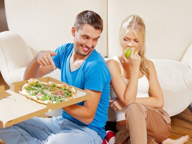 Alimentos nocivos contra a nutrición dietética
