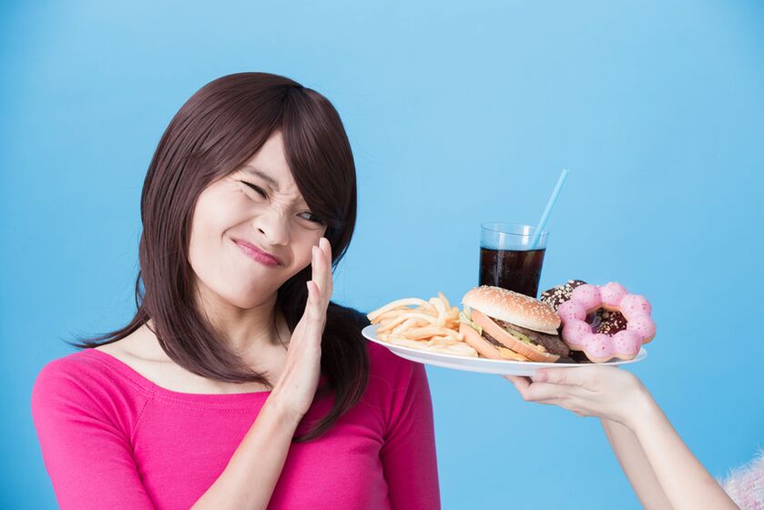 evitando alimentos non saudables cunha dieta non ceto