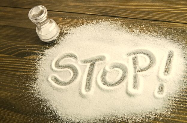 o sal como produto prohibido para a pancreatite