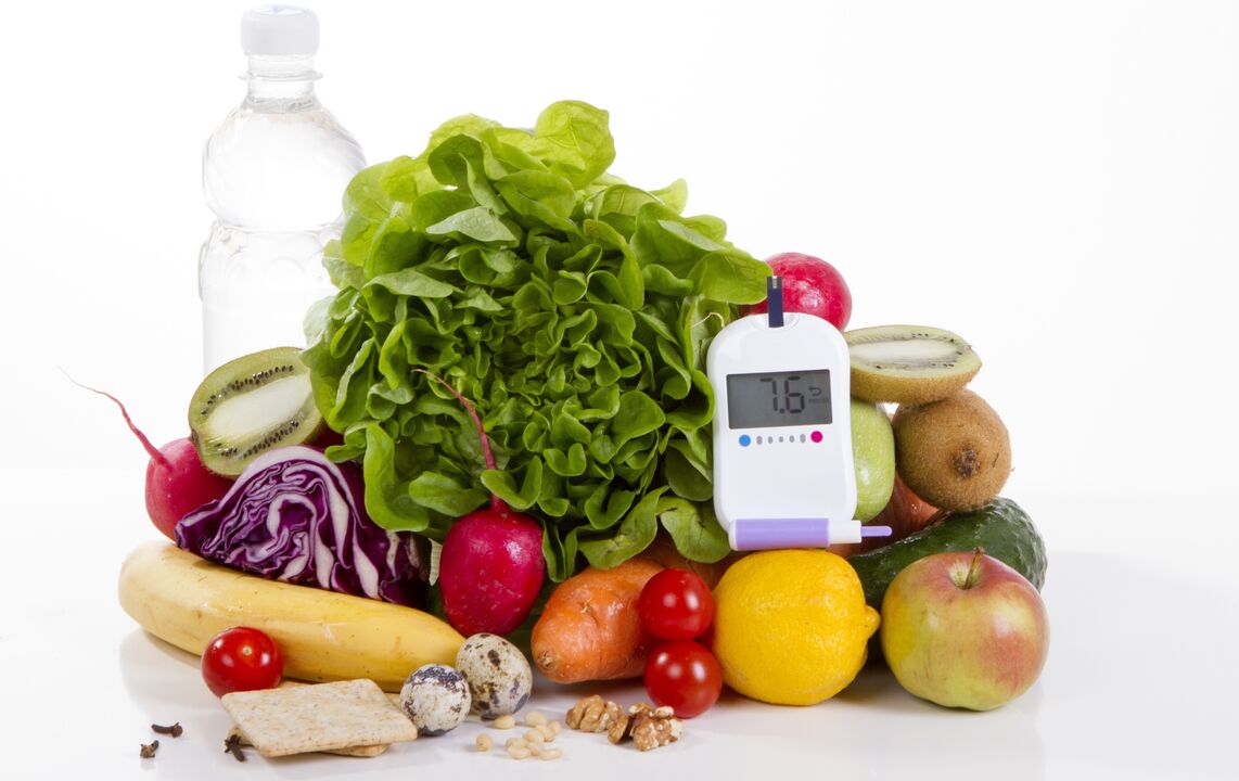 froitas e verduras para a diabetes